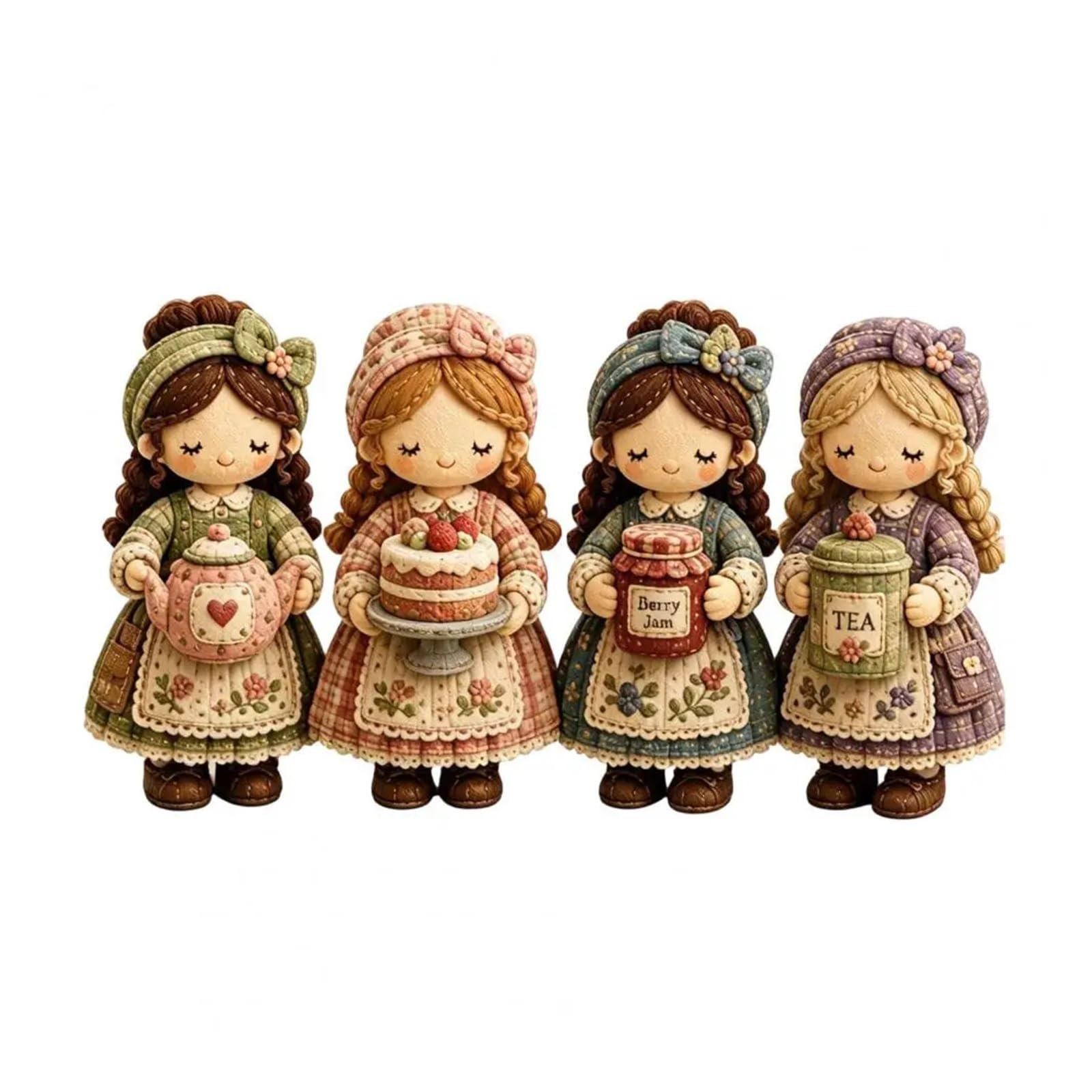 kit de tela para acolchar diy Kit De Bricolaje for Patchwork for Niña | Con agujas de tela precortadas, juego de manualidades de costura 3d for decoración del hogar, bosque(A)