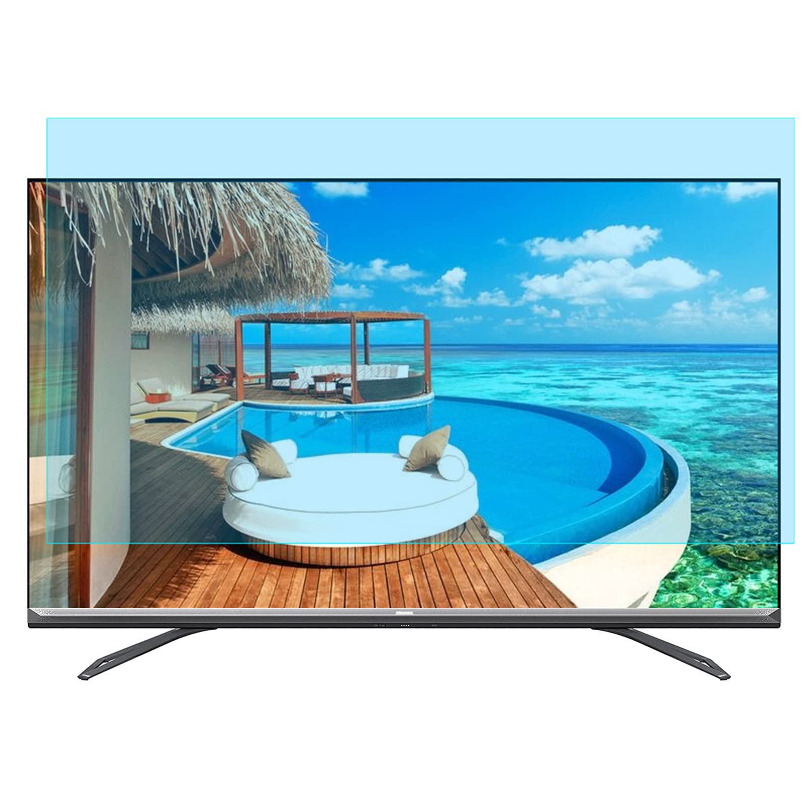 Protecteur d'écran de télévision 32-75 pouces anti-rayures pour filtrer la lumière bleue