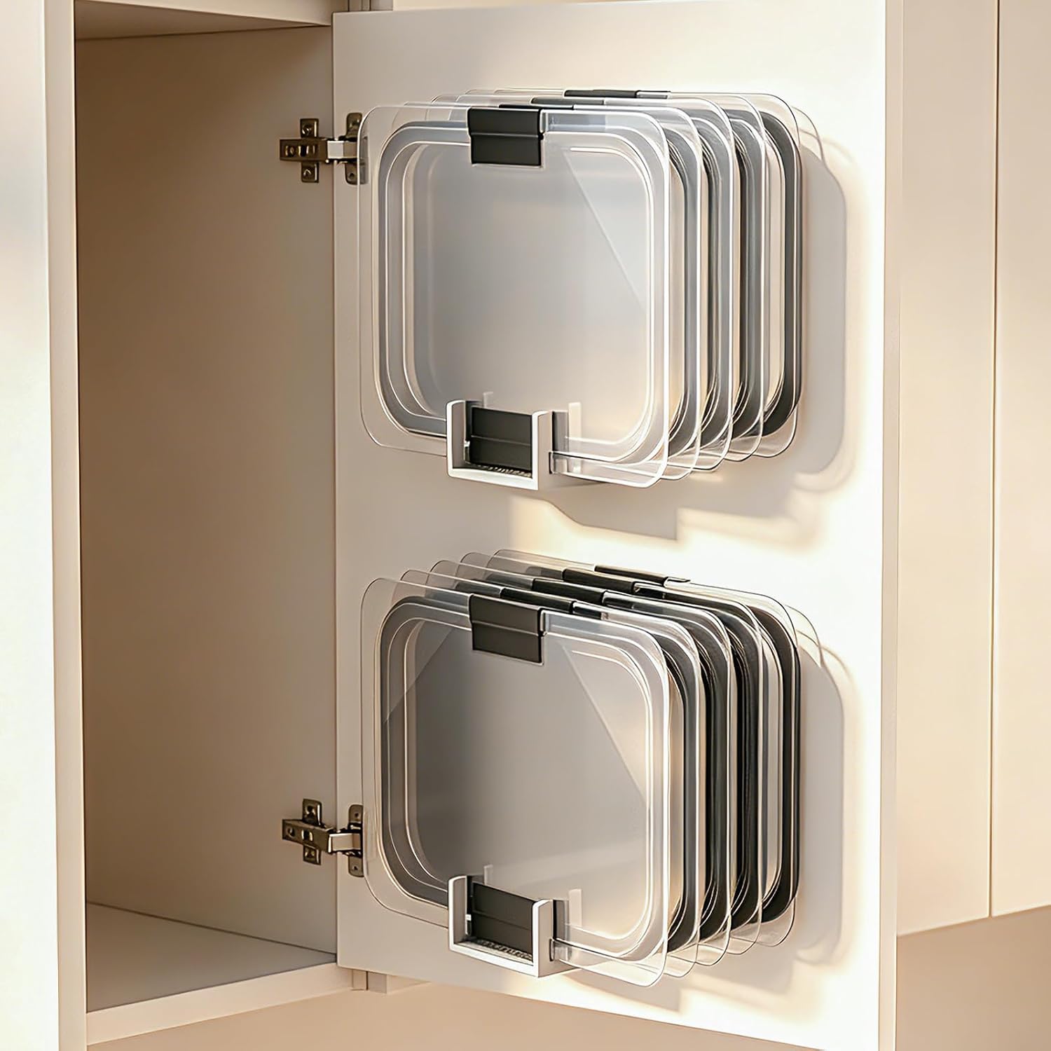 2 Pack Lids Organizer for Rubbermaid Brilliance