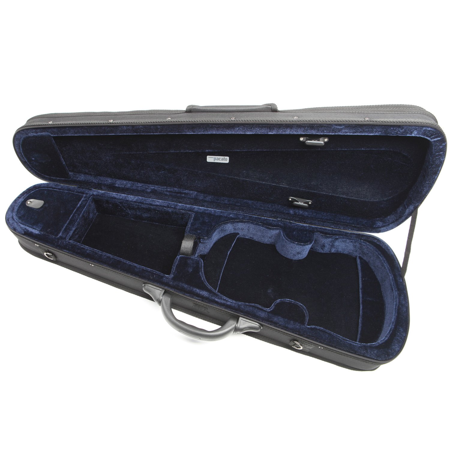 Pacato Vinci Violinkoffer 3/4 schwarz/blau