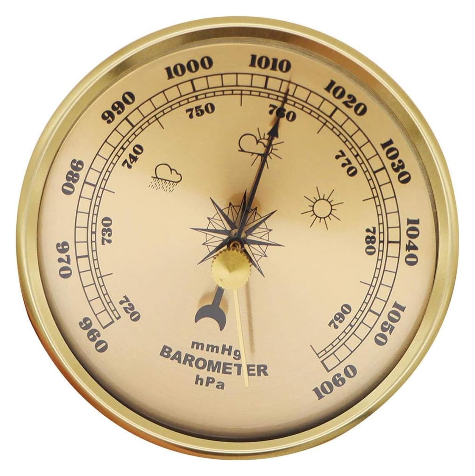 Analoge Wetterstation, Barometer, Barometer Innen, Wetterbarometer, Außenbarometer for Das Gartenbarometer