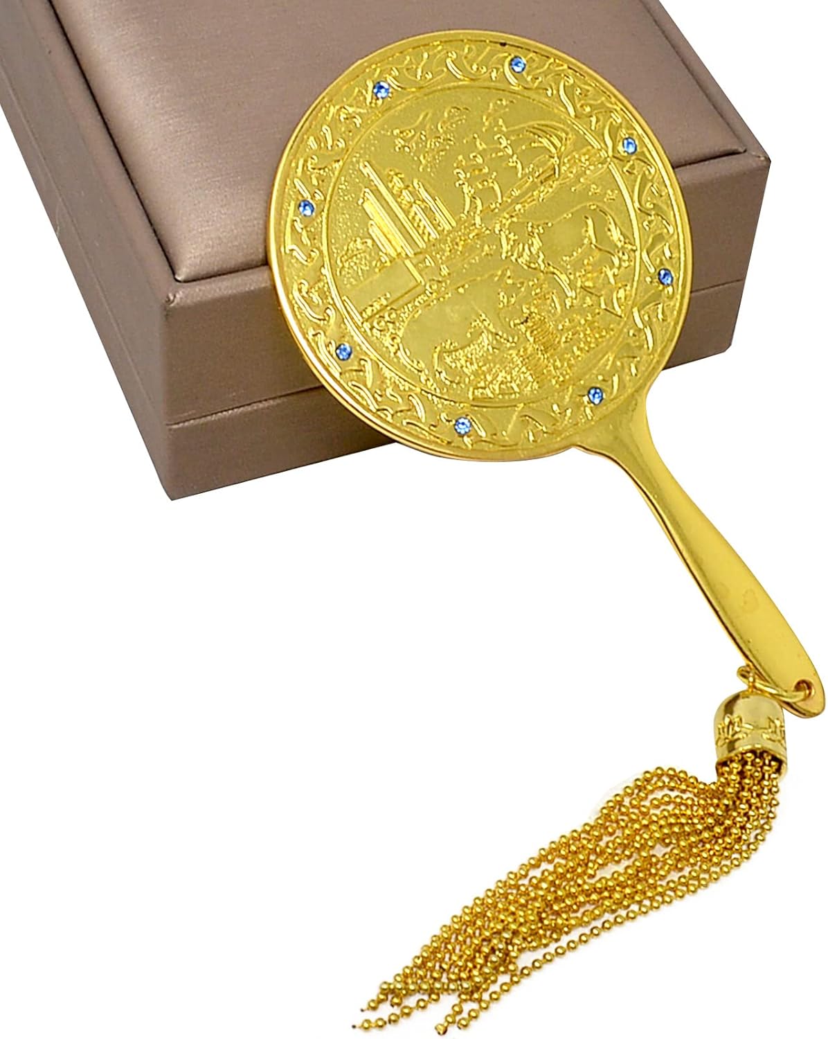 fengshuisale Feng Shui The Big Profits Mirror for The 4/9 Hotu + Free Red String Bracelet W0999-1