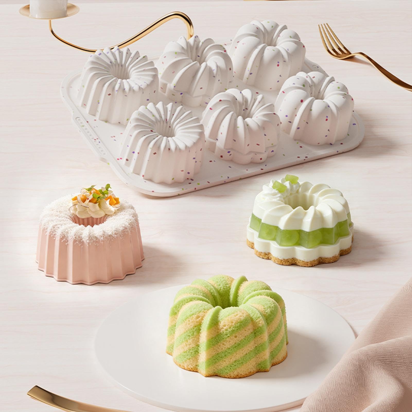 Forma do pieczenia – nieprzywierający gadżet kuchenny klasy spożywczej, dekoracja ciasta forma do kremówki, na deser, ciasteczka, czekoladę, galaretkę, cukierki, mydło, kuchnia, restauracja, kawiarnia