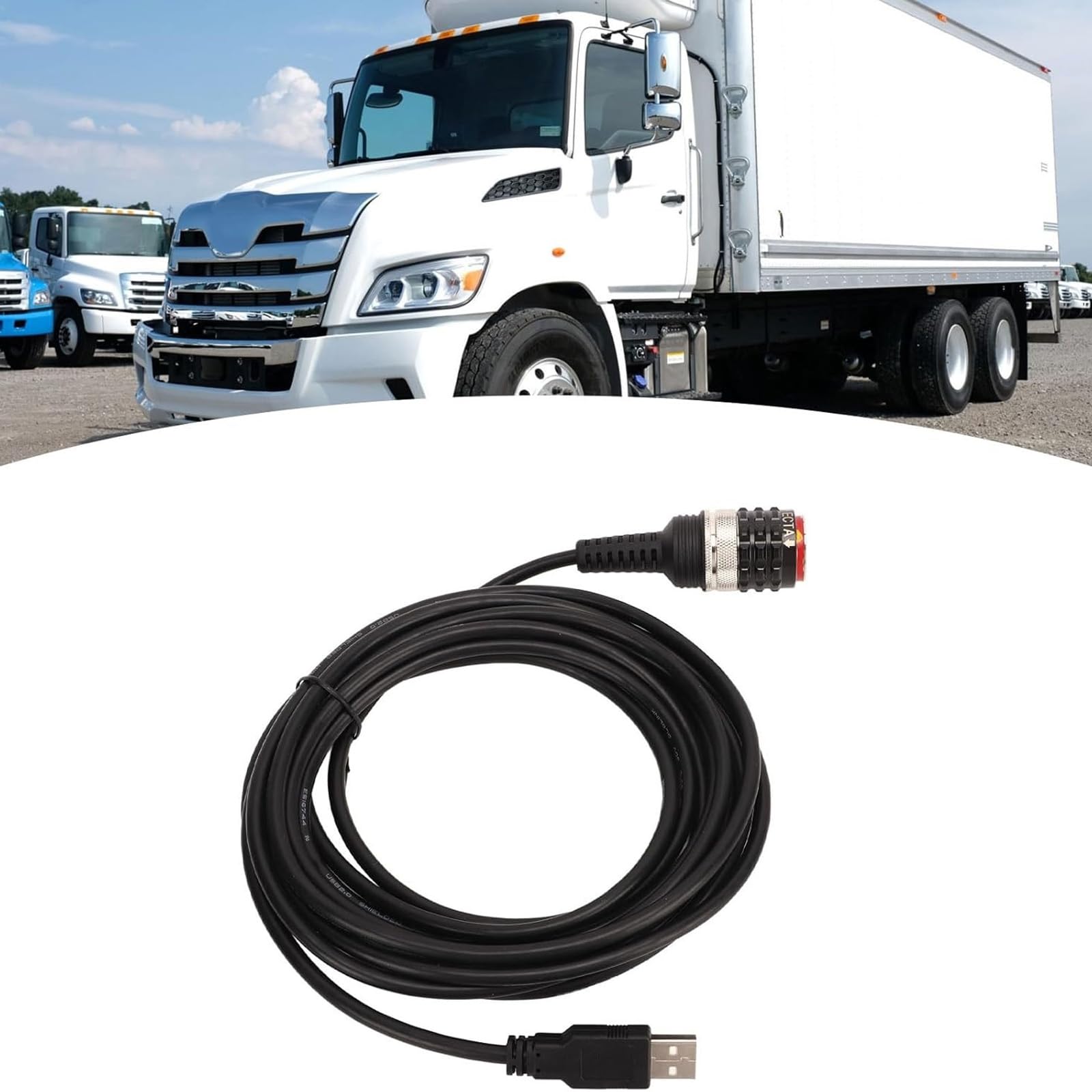 Narzędzie diagnostyczne ciężarówki wymiana kabla profesjonalny przewód USB przewód danych rejestrowanie danych kabel 88890305 Parametr samochodowy