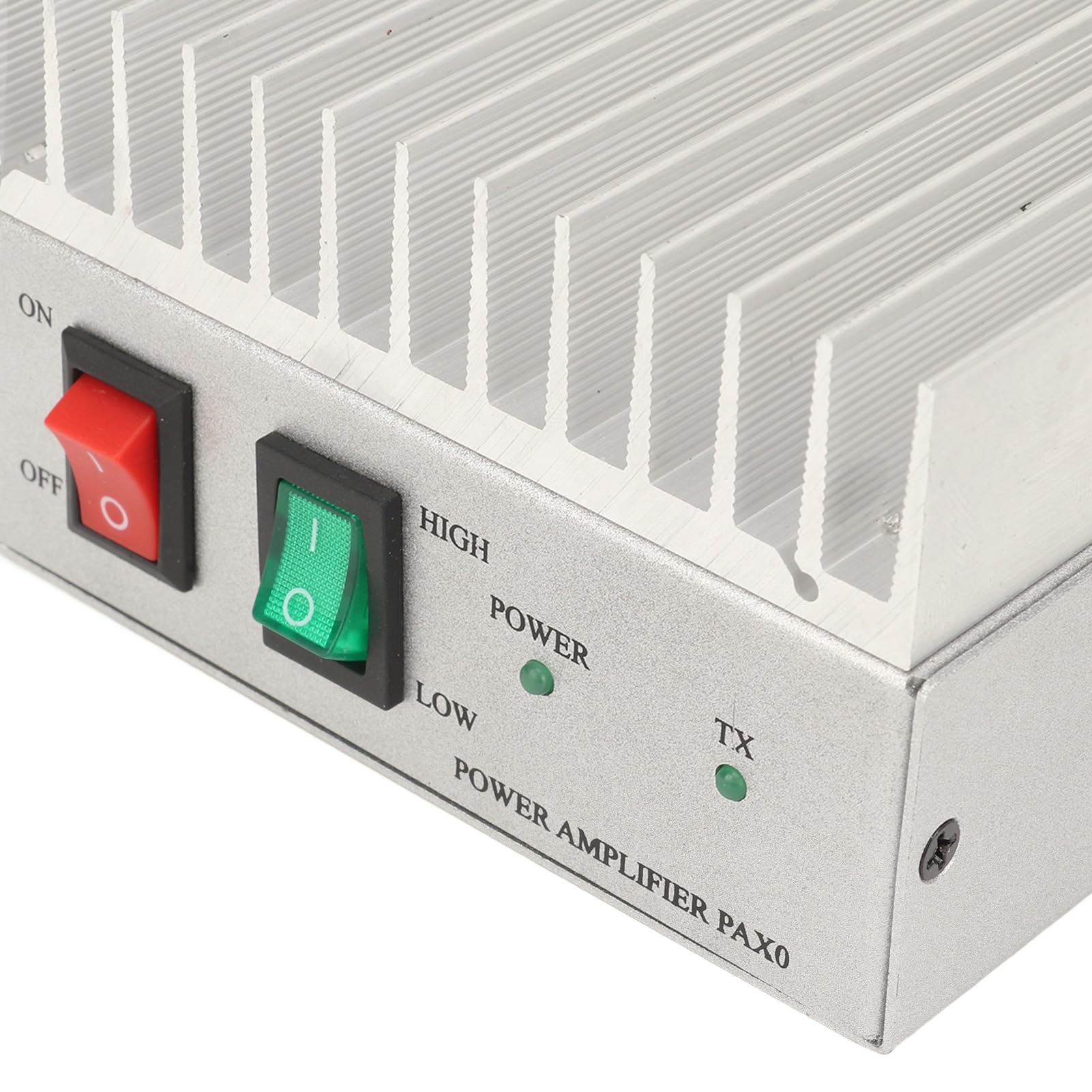 Fafeicy 400-470 MHz Wzmacniacz Mocy Częstotliwości 30 W 15 W Wyjściowe Aluminium Aluminium RF Wzmacniacz Mocy z Szybkim Rozpraszaniem Ciepła dla Wzmacniacza Sygnału Sygnału Testowania