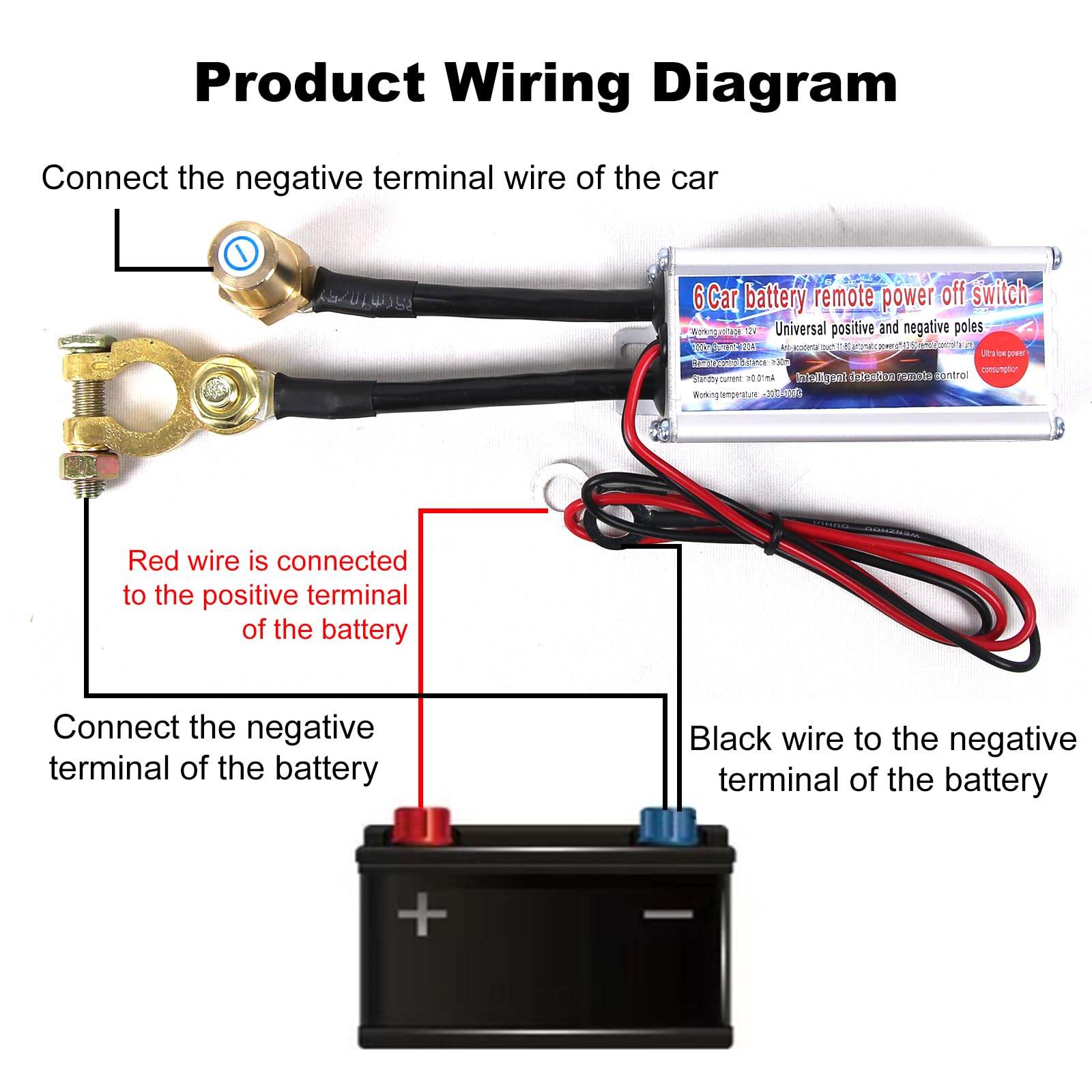 Interruttore a batteria per auto