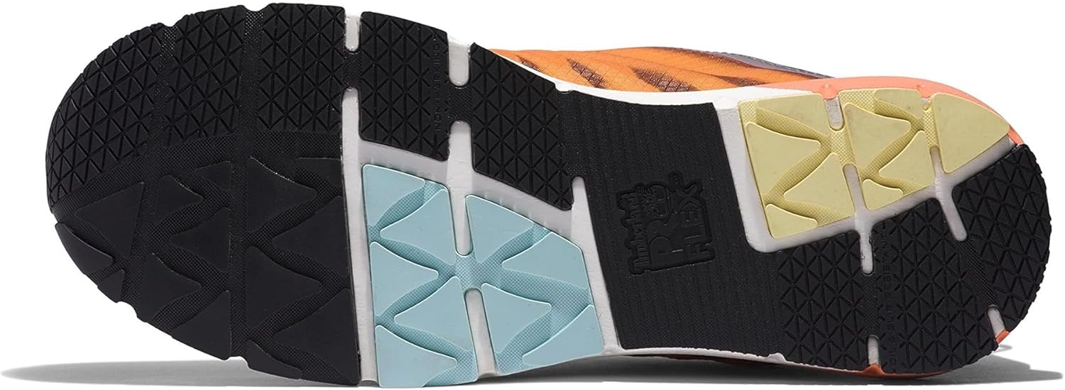 Timberland PRO Women's Radius Composite Safety Toe Athletic Industrial Work Shoe, Grey/Black/Orange, 5.5W - Image 3