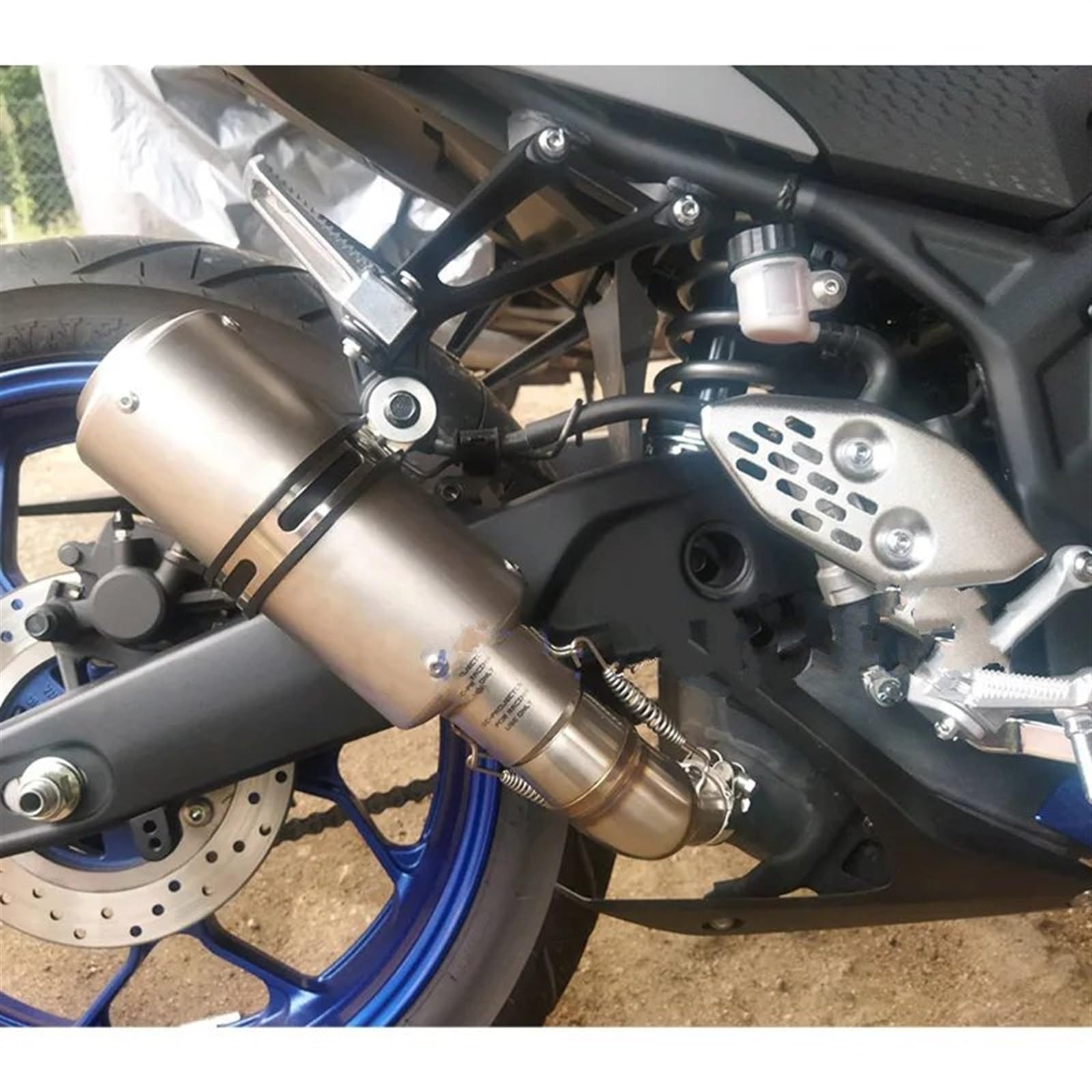 Amazon | スリップオンマフラー YZF-R3 R25 R3 ため MT-03 ため