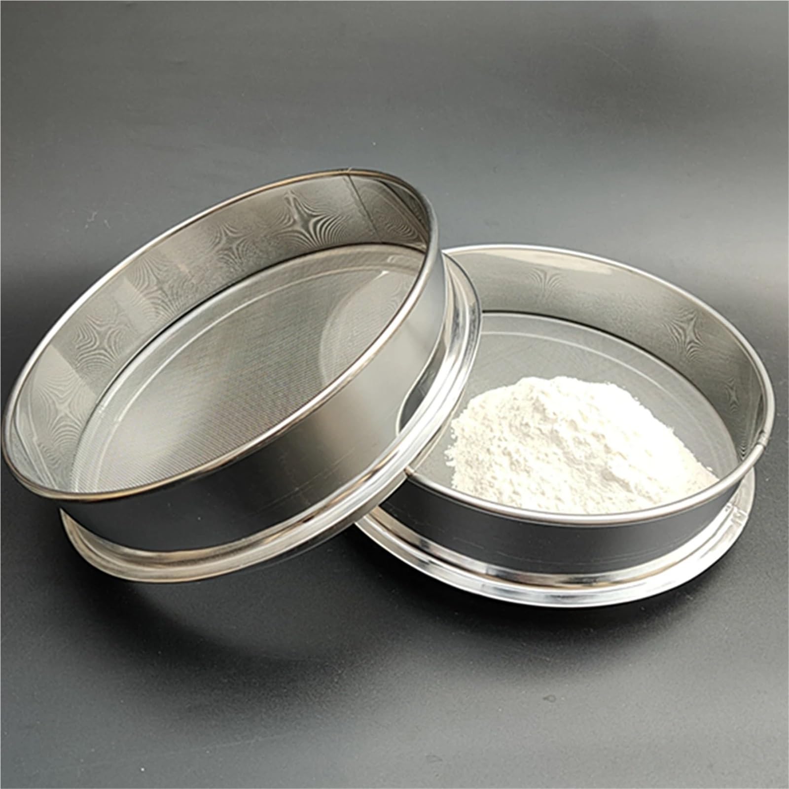 Tamiz de harina de acero inoxidable 304 de alta calidad, 1 colador de malla 120 de 15 cm, tamiz de malla 2-500 para cocinar y cocinar, agitador de filtro de cocina