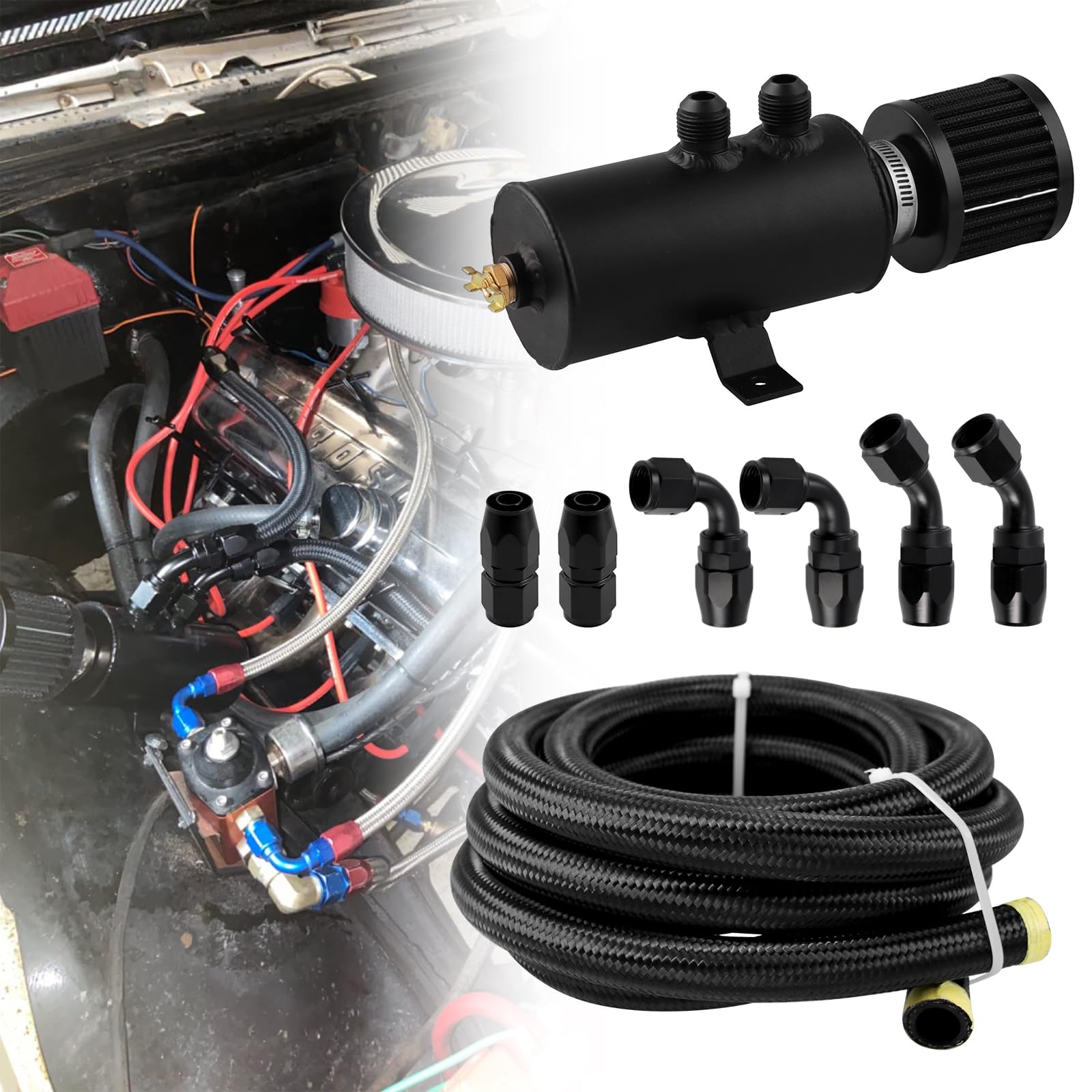 RYANSTAR RACING 750ML Catch Can Kit