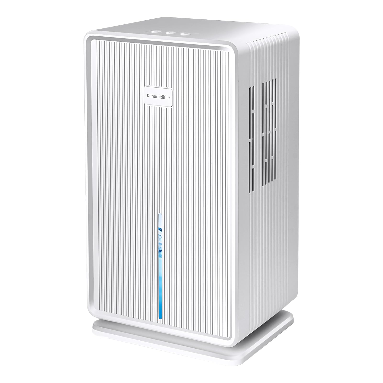 Deumidificatore Casa 1L/T (3 L), Deumificatore Silenzioso <40 dB per 30m²-70m² bagno appartamento seminterrato, con spegnimento e sbrinamento automatici, luce d'atmosfera colorata