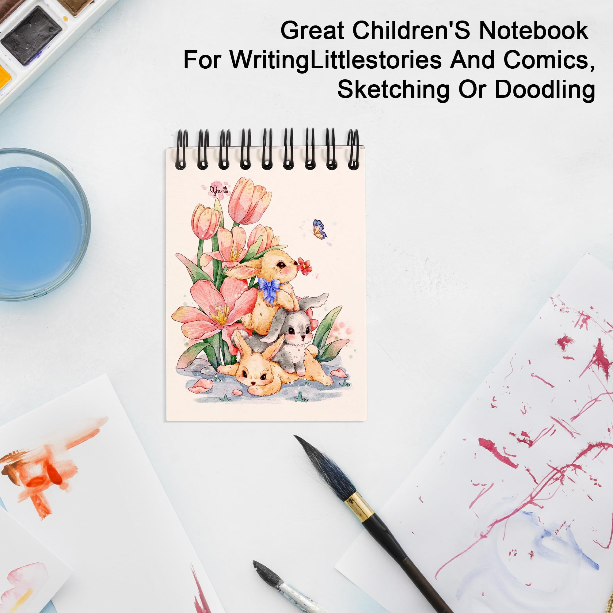 8pcs DreamDove pagine vuote diario 7,9 x 4,3 "piccolo taccuino a spirale tascabile vuoto non foderato quaderni 160 pagine carino spirale vuoto notebook senza righe Top Notebook sfoderato piccolo memo