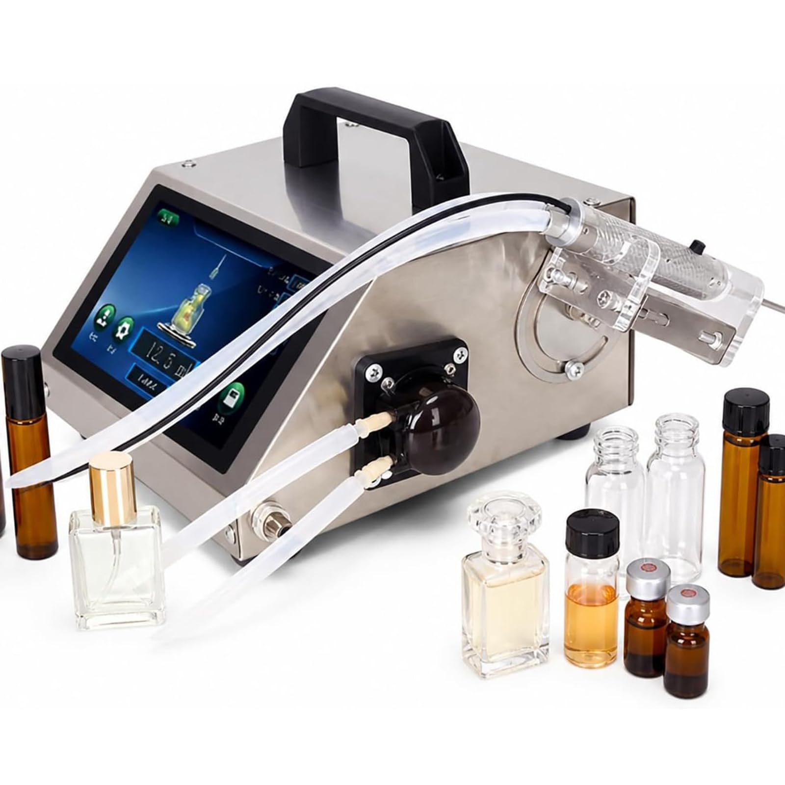 Dispensador automático de perfumes para frascos pequeños de 1-30 ml sin derrames