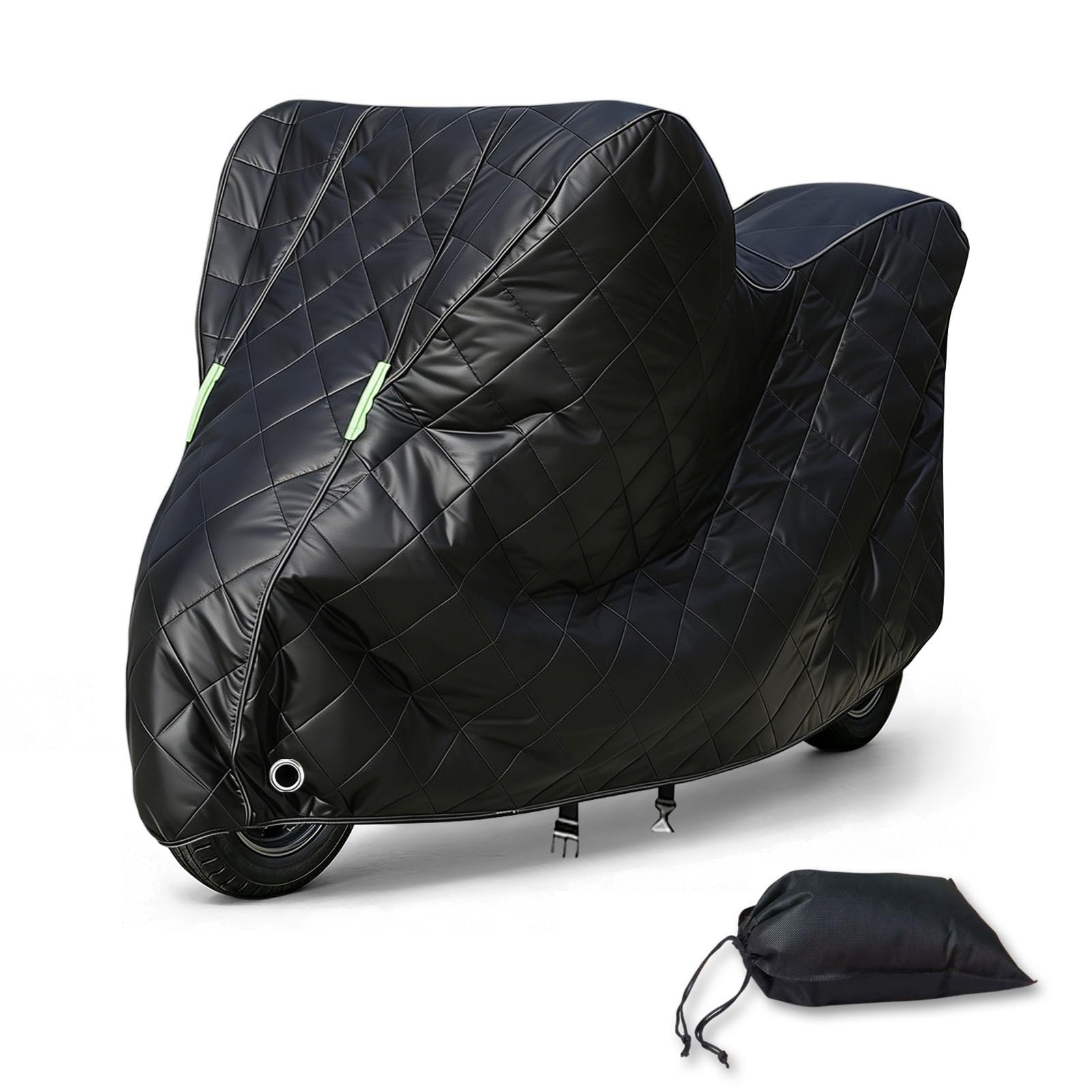 YAOJIA Funda para Motocicleta Compatible con V Star Classic Funda Impermeable de Gran tamaño, Apta para Todas Las Estaciones, con protección contra el Sol y el Polvo.