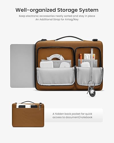 Miniatura 2 de tomtoc Bolsa protectora para laptop 360 para MacBook Air M2A2681 M1A2337 2022-2018, MacBook Pro M2A2686 M1A2338 2022-2016, Surface Pro 98X7+76 de 13