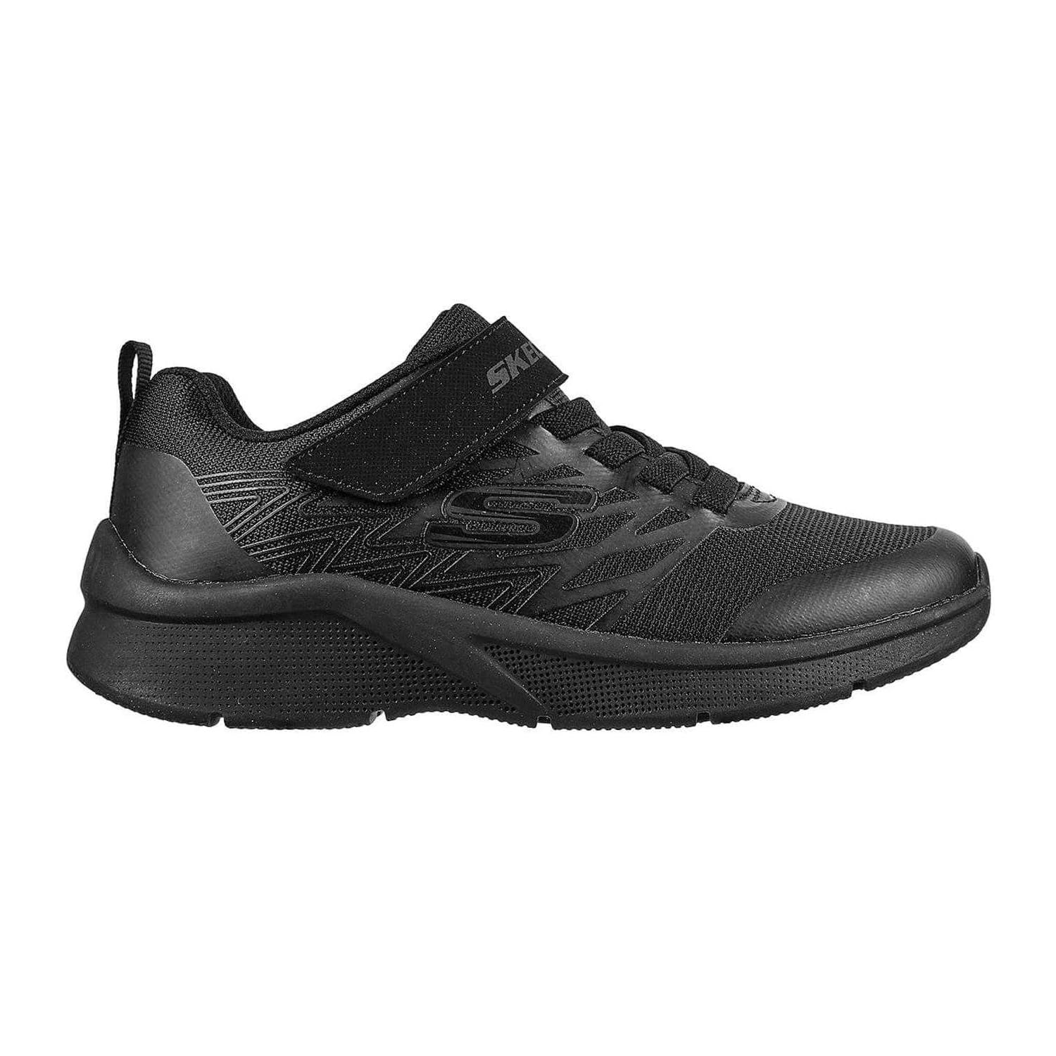 Skechers Boys MICROSPEC Advance Sneakers Kids BBK Black