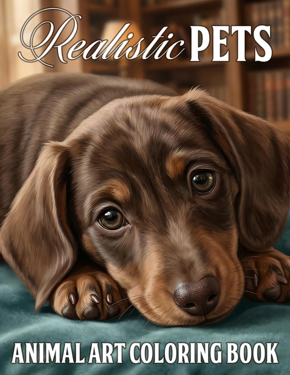 Realistic Pets Coloring Book: Captivating Realism with Beautiful Domestic Animals Coloring Pages with Beloved Companions Illustrations for All Ages Stress Relief and Relaxation