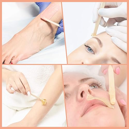 Miniatura 6 de Maitys Kit de depilación: 250 piezas de tiras y palos de muselina para depilación corporal y facial para mujeres y hombres