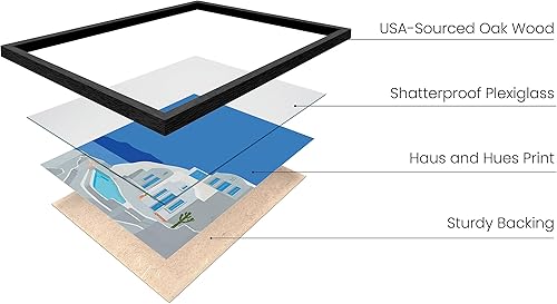 Vista 216 de HAUS AND HUES Evil Eye Decor - Navy Blue Wall Art, Evil Eye Wall Decor, Mykonos Artwork, Evil Eyes Print, Big Eyes Painting Print, Evil Eye Poster