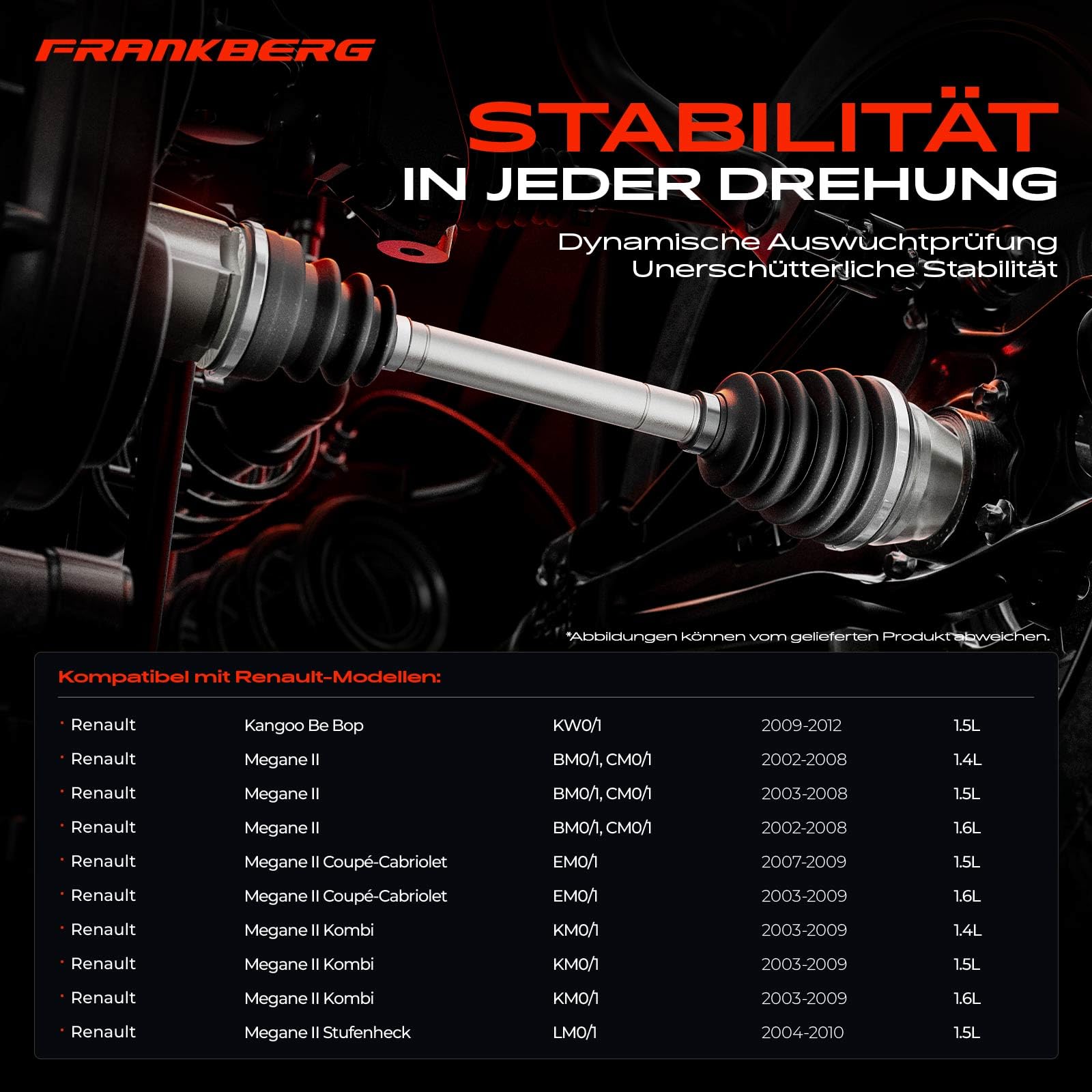 Frankberg 2x Arbres De Transmission MT Sans Anneau ABS