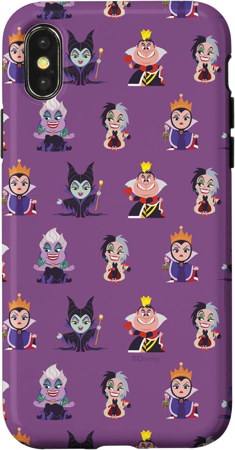 Disney Villains Kawaii Purple Case for iPhone 17