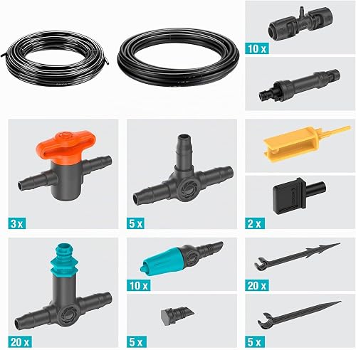 Gardena Micro-Drip-System Drip Irrigation Set Terrace (30 plants): Starter set, ready to use, water-saving irrigation system, simple & flexible connection technology (13400-20) - 5