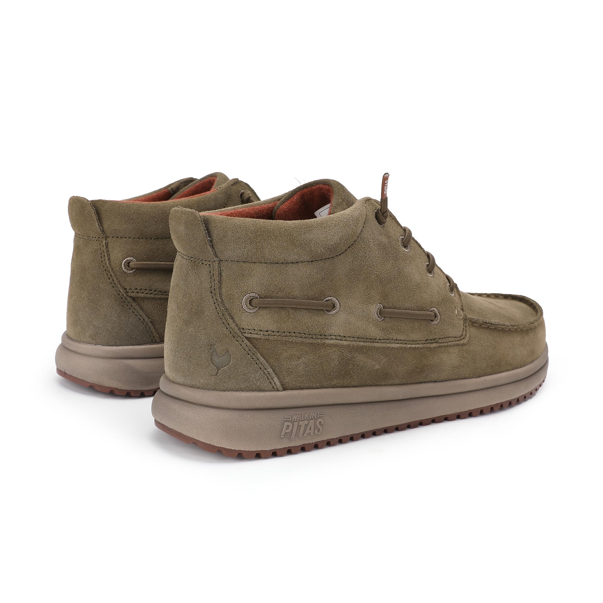 PITAS | TIMOR SUEDE | Botas Hombre Casual | Botín Serraje | Bota Urbana de Caña Baja | Mocasines | Náuticos de Invierno | Zapatillas Casual | Zapatos sin Cordones | Calzado Walkinpitas