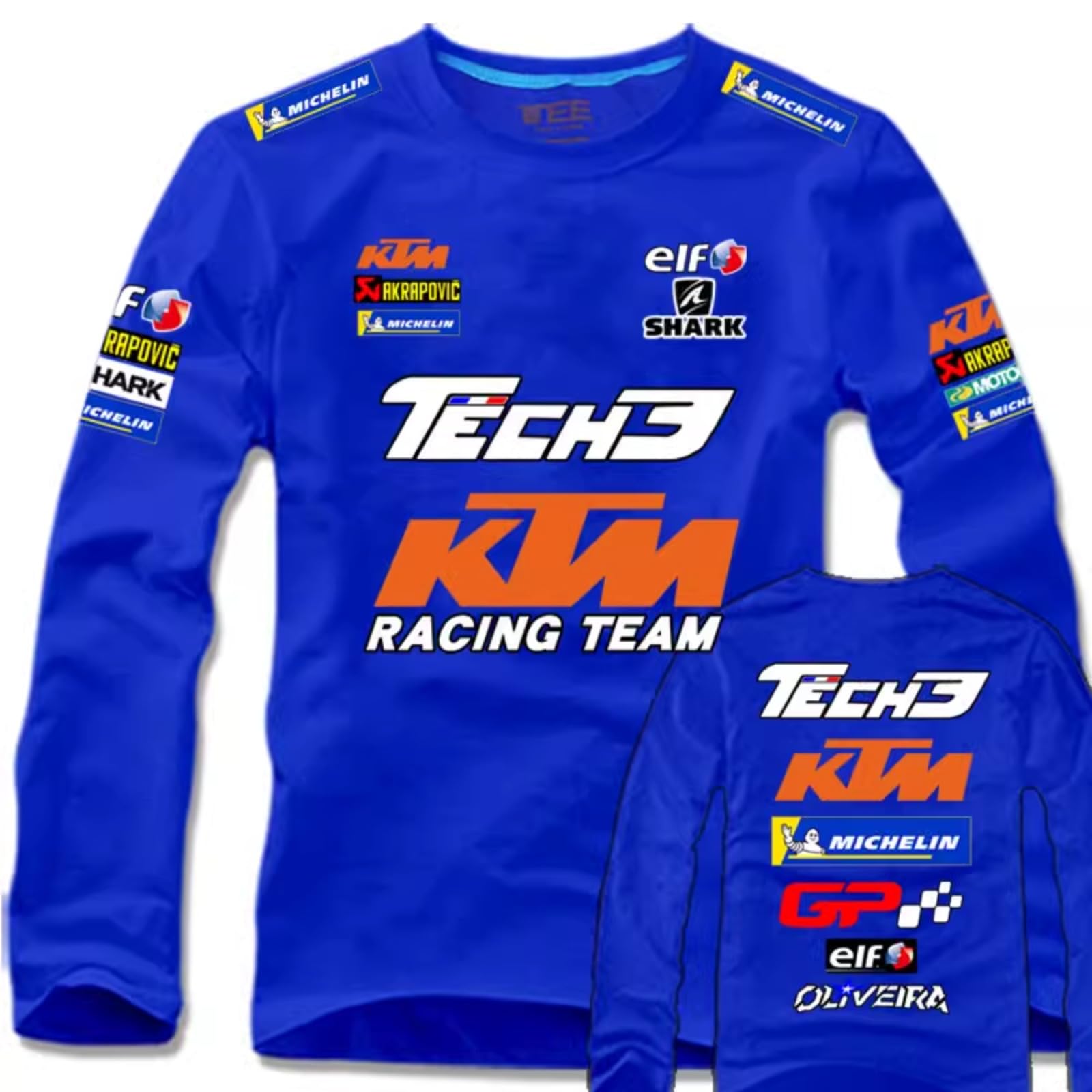 Amazon.co.jp: KTM チームサイクリングジャージオートバイ長袖 Tシャツ
