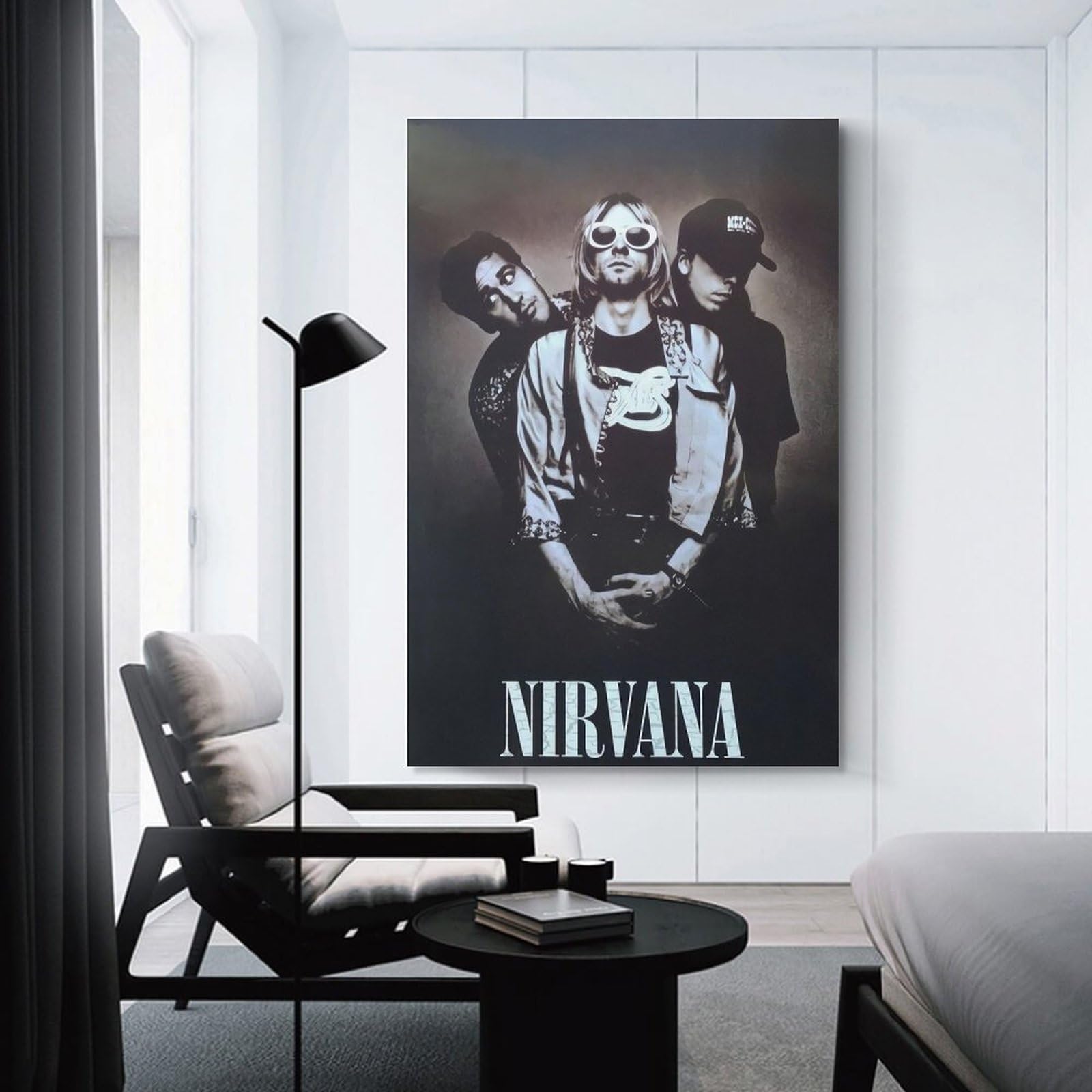 YNTNDYGV Nirvana Poster Vintage Music Band Poster Decorative