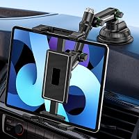 GlasFlength Supporto per tablet aut o per cruscotto auto, supporto per tablet a ventosa