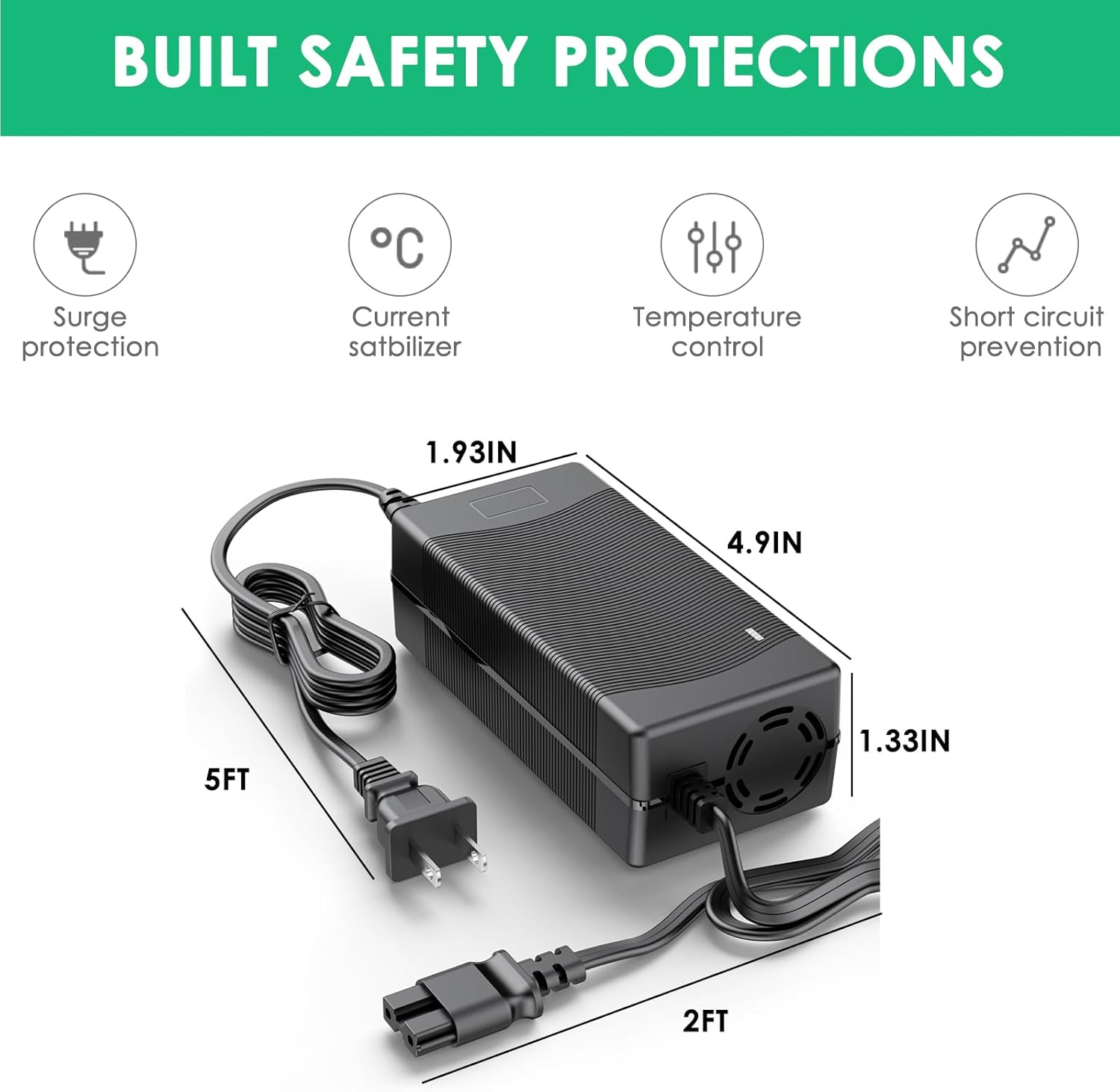 13.8V N557514 Replacement Charger for DeWalt Inflator Compatible with DeWalt DCC020IB 20V Air Inflator Power Supply Adapter