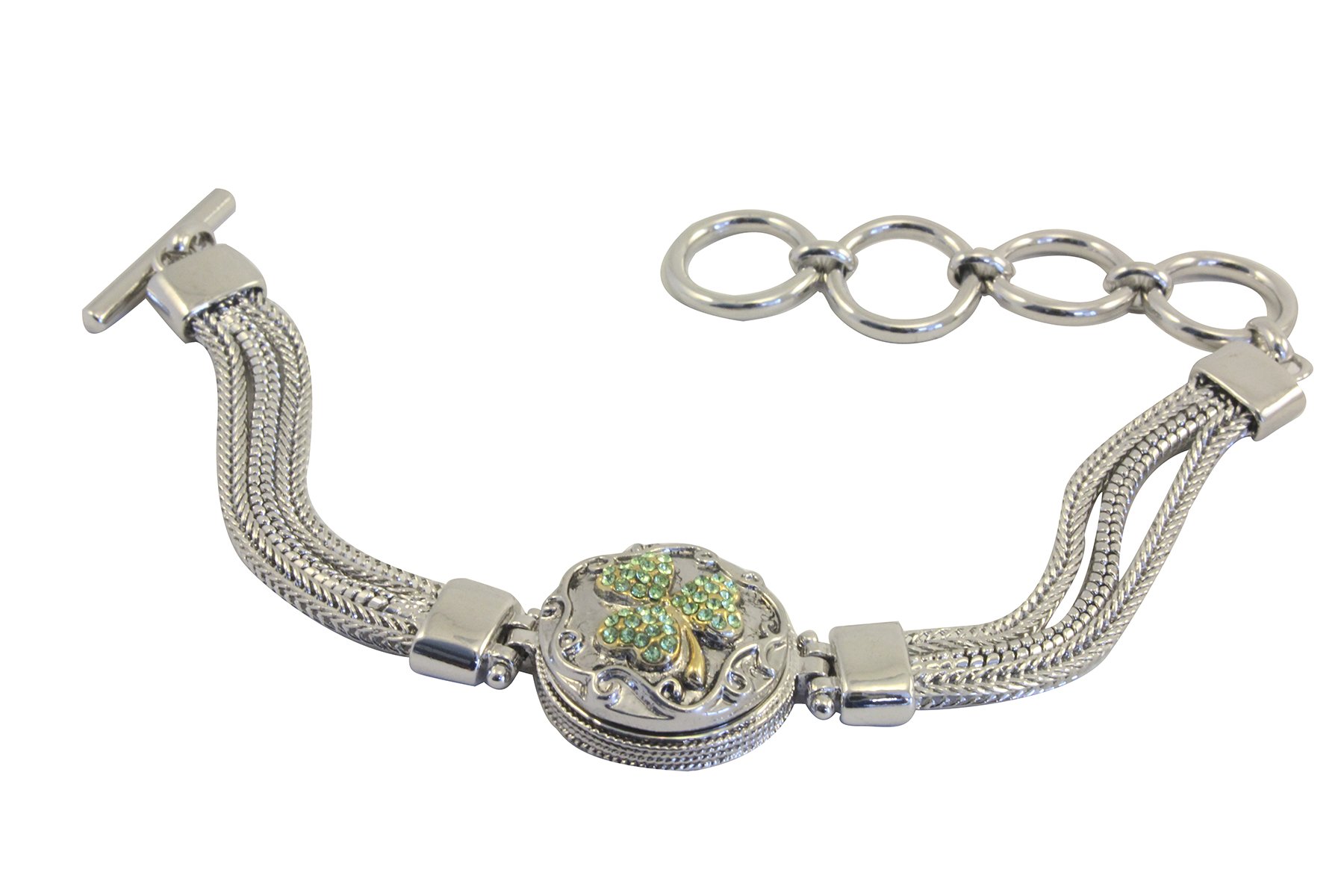 Liffey artefacts Irish Shamrock Bracelet