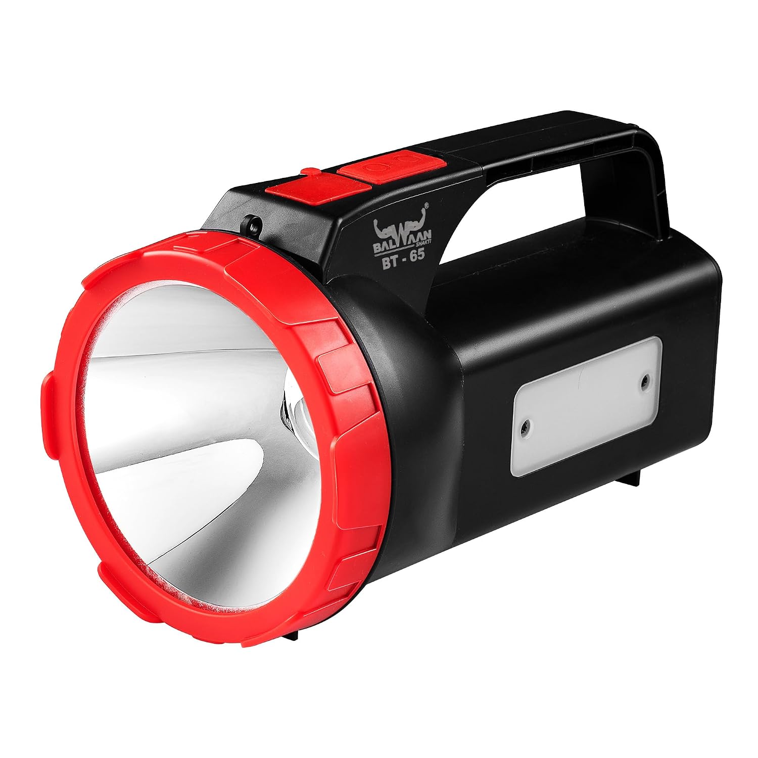 Balwaan Krishi Rechargeable Torch Flashlight with Side Light, 5W LED, Type-C Fast Charging with 3 Front Light Modes for Home, Trekking Lantern, Emergency Torch, Agriculture |BT-65