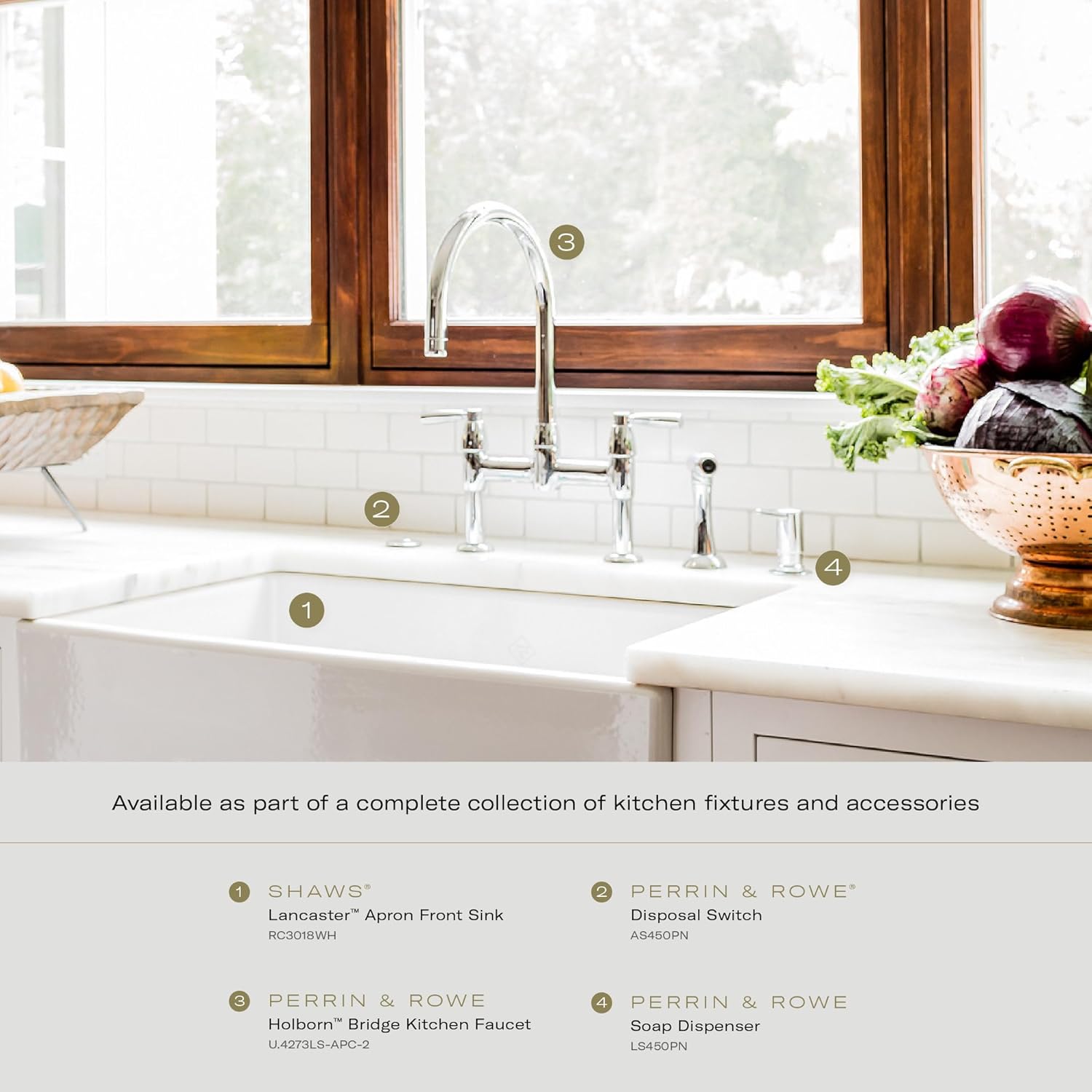Rohl AS450EB Kitchen Accessories, English Bronze