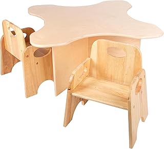 Wood Designs Multi-Use Tot Transition Table for Kids, Natural