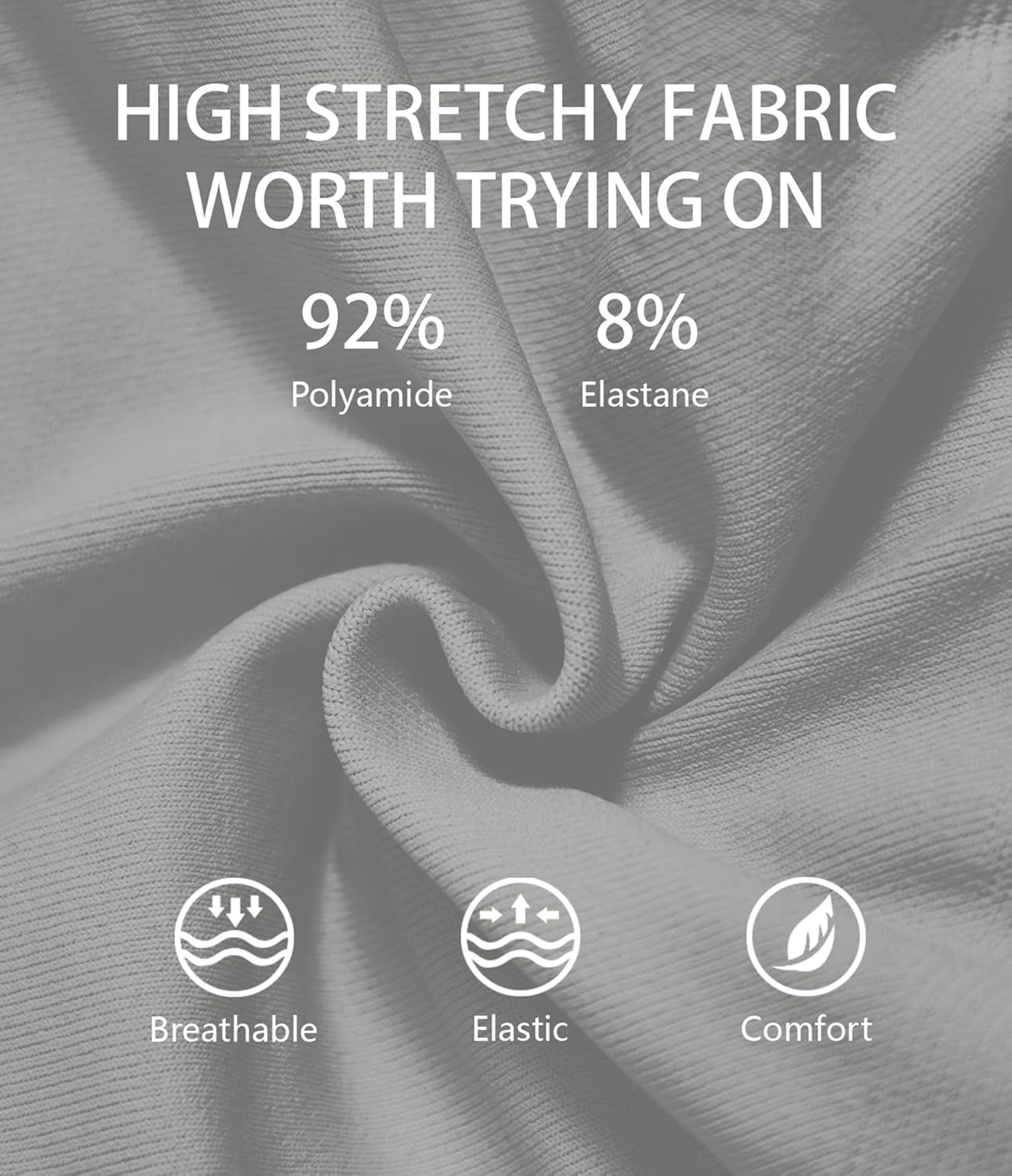 Comper 2 Piece Workout Sets for Women Halter Strappy Sports Bra with Seamless Ribbed Gym Yoga shorts Outfits - Image 7