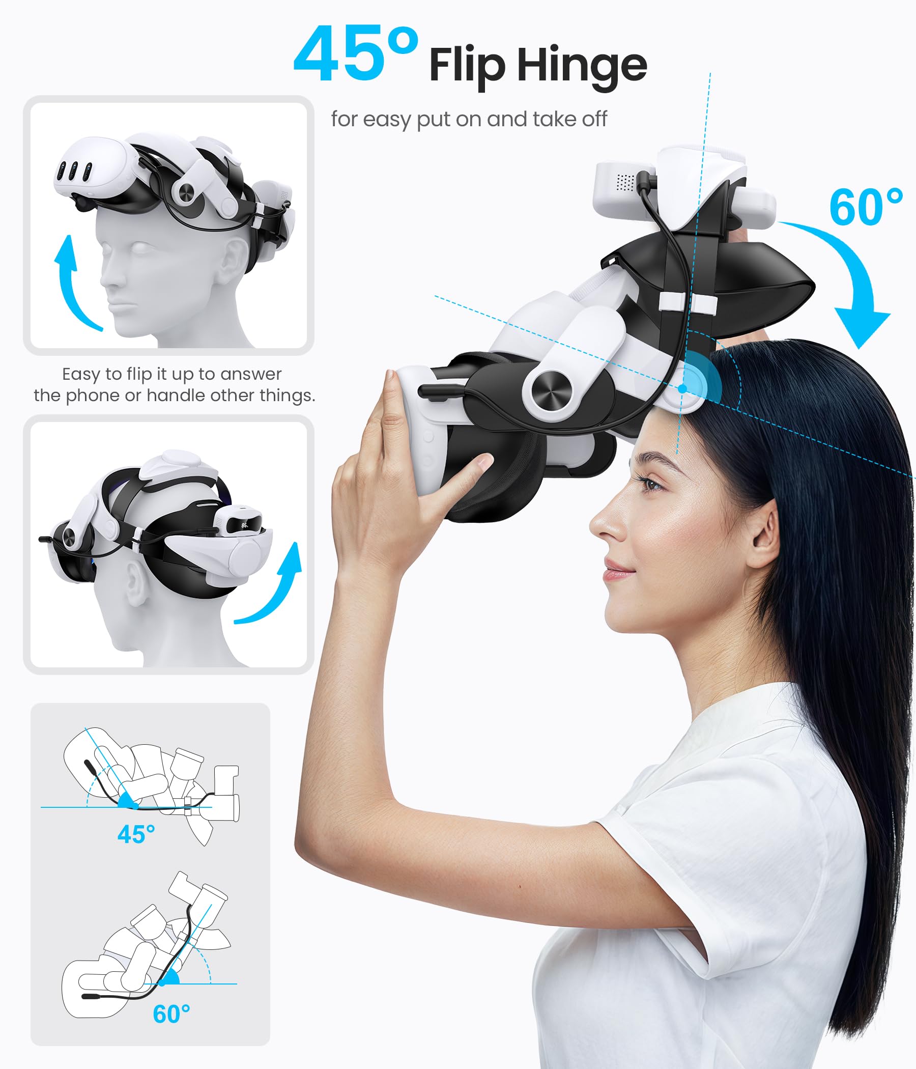 Headstrap - Batería para Meta Quest 3/3S/2 (10000 mAh)