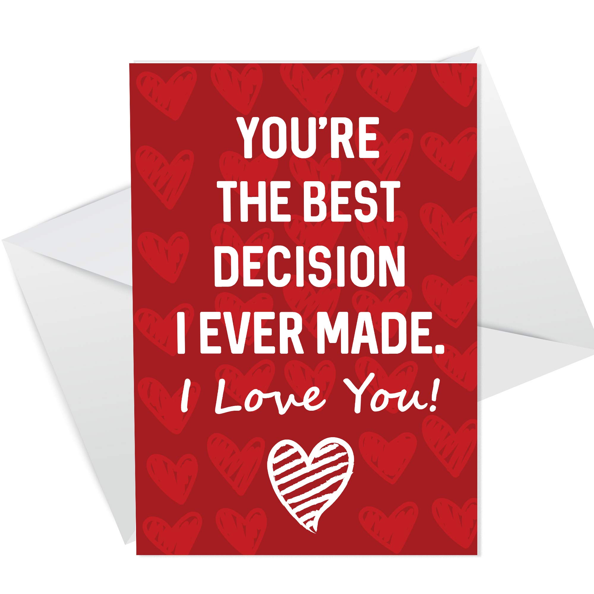 Cute Card For Valentines Day Anniversary Boyfriend Girlfriend Husband Wife