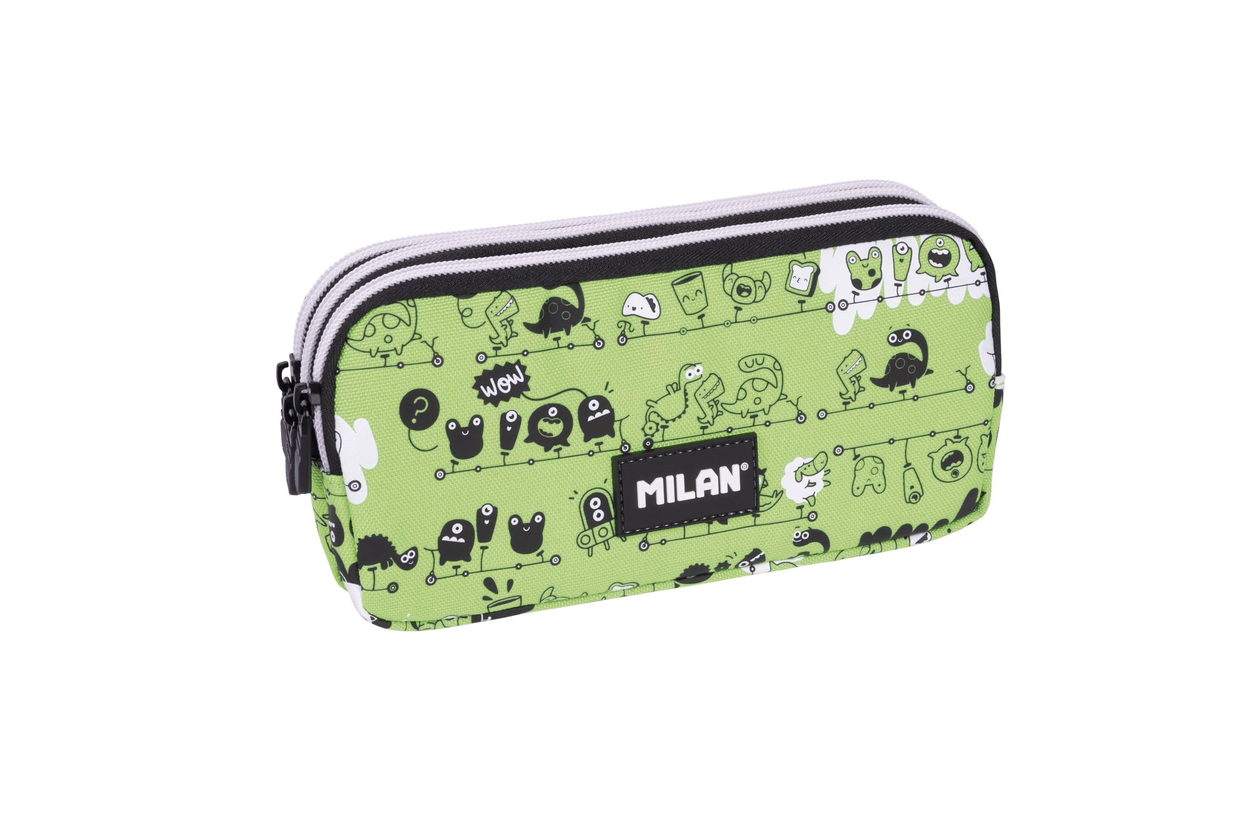 MILAN® Pencil case 3 zips Special Series Tandem 2