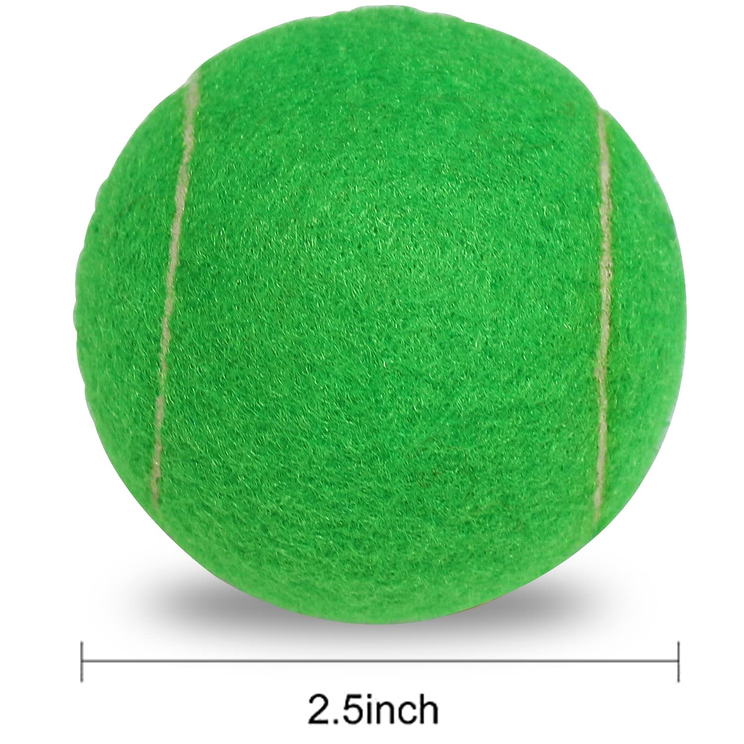 URBEST Pelotas de tenis de entrenamiento, 12 unidades, pelotas de práctica para jugadores novatos, pelotas de juego para perros con bolsa de transporte de malla