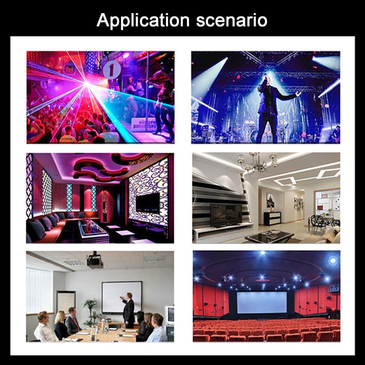 Suppresseur de Larsen professionnel, microphone 6 entrées/6 sorties, anti-hurlement, décalage de fréquence, 12 segments de rétention haute fidélité, effecteur de scène for microphone KTV(6in6out)