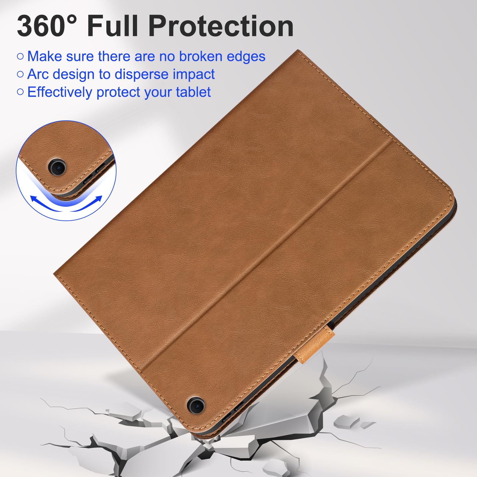 Funda Folio Cuero IPad 7a 8a 9a Generación Funda Inteligente Con Soporte Tipo Folio De Cuero Para IPad 10.2" (7ª, 8ª, 9ª Generación) Funda IPad 10.2 Soporte