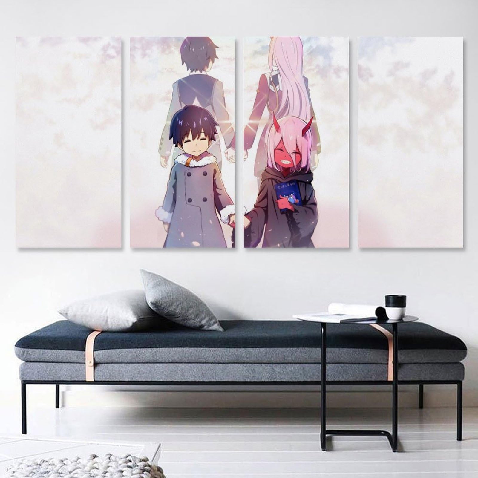 Amazon.co.jp: 壁絵 ダリフラ ヒロ ゼロツー 絵画 壁アート 装飾
