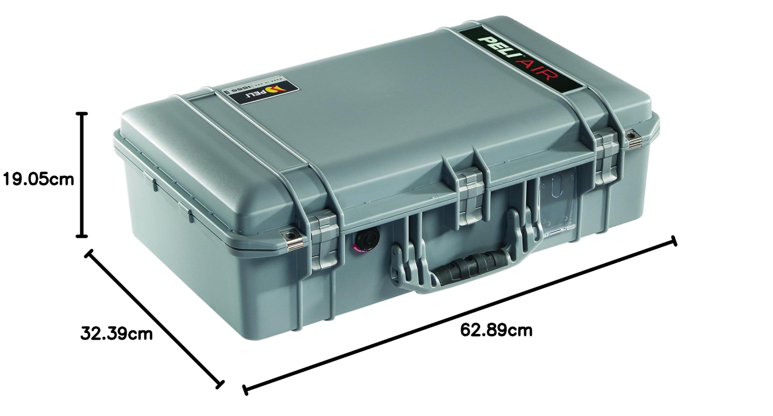 Peli 1555 Air senza schiuma valigetta Grigio