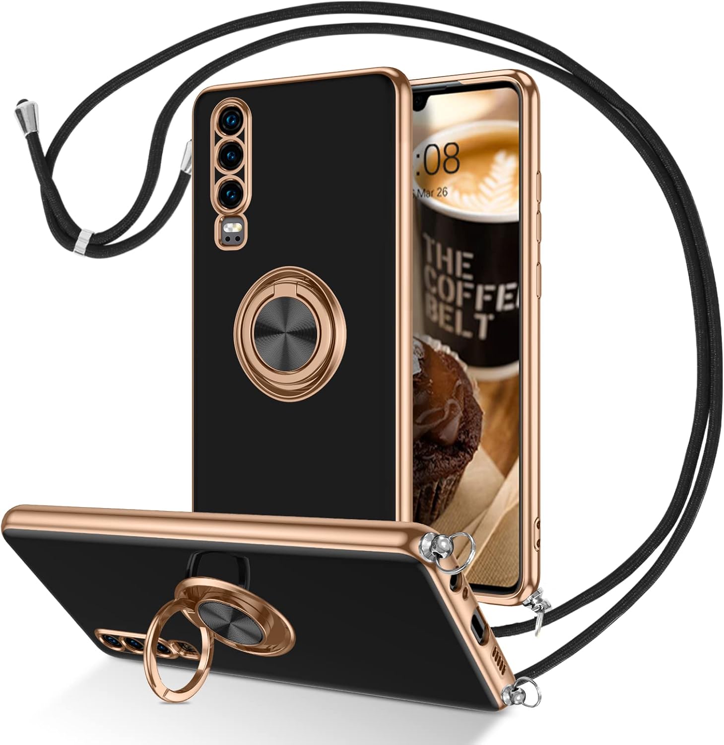 Custodia Topme Per HUAWEI P30 Pro / New Edition - Design Elegante In TPU - Colore Zaffiro - Foto 7