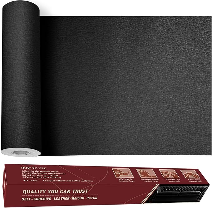 Amazon.com: SHIAEMO Leather Repair kit for Furniture,4 x 79 inches Self ...