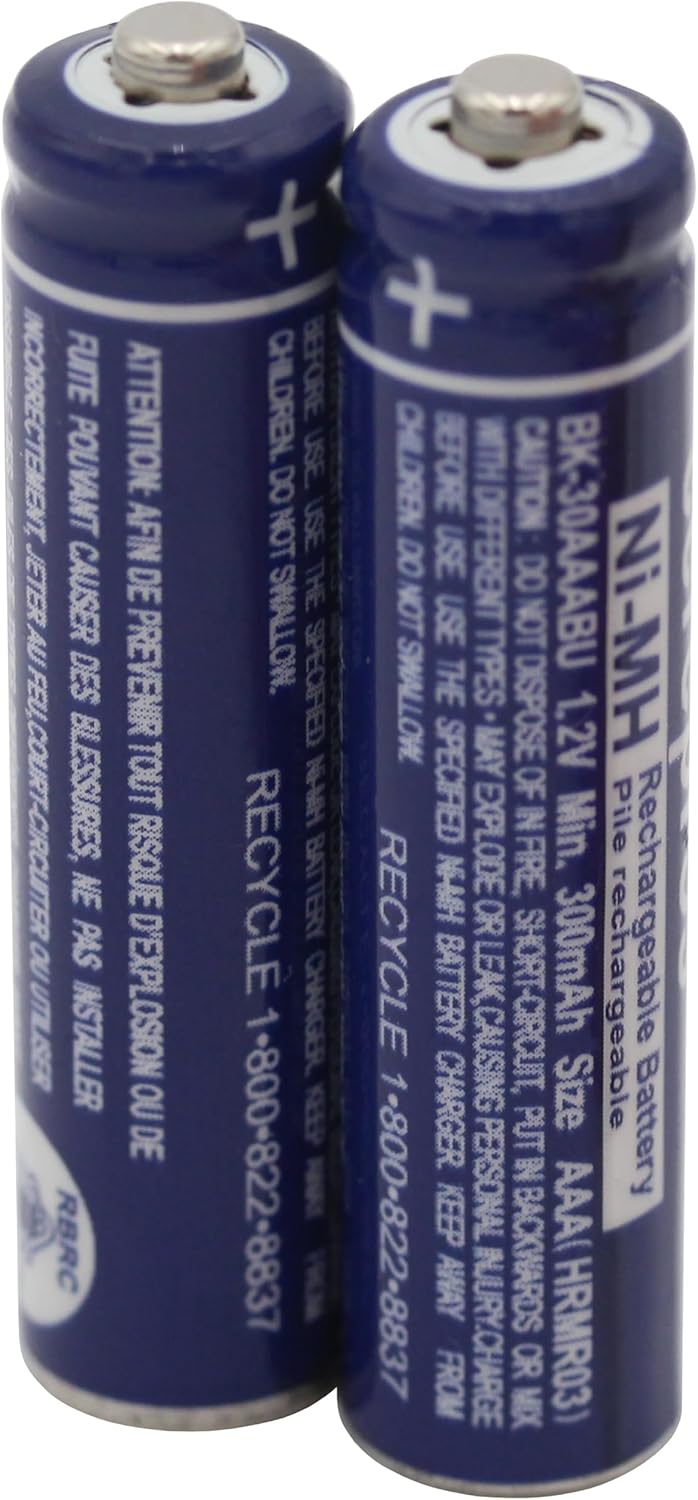 6-Pack BK-30AAABU Battery Pack for Panasonic Cordless Phone