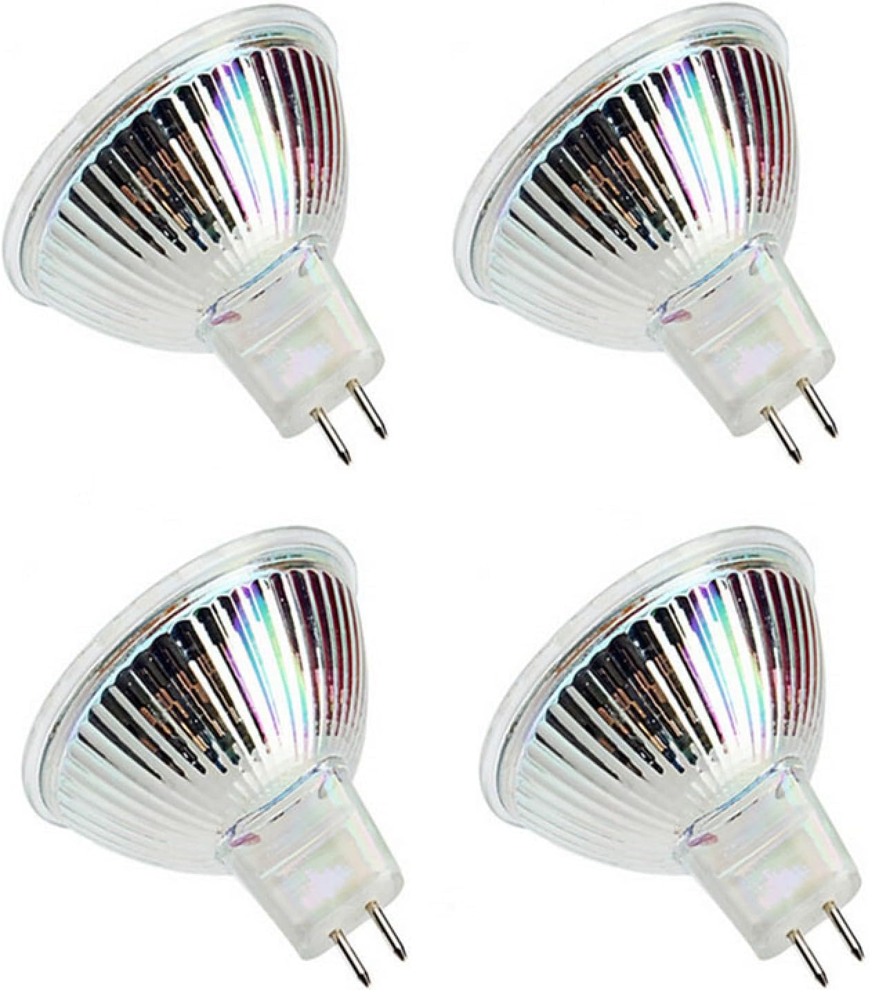 4Pc MR16 GU5.3 Halogen Light Bulbs 220V 50W Spotlight Light Bulb MR16 220V 20W GU5.3 Halogen Bulbs MR16 Dimmable Warm White 35W