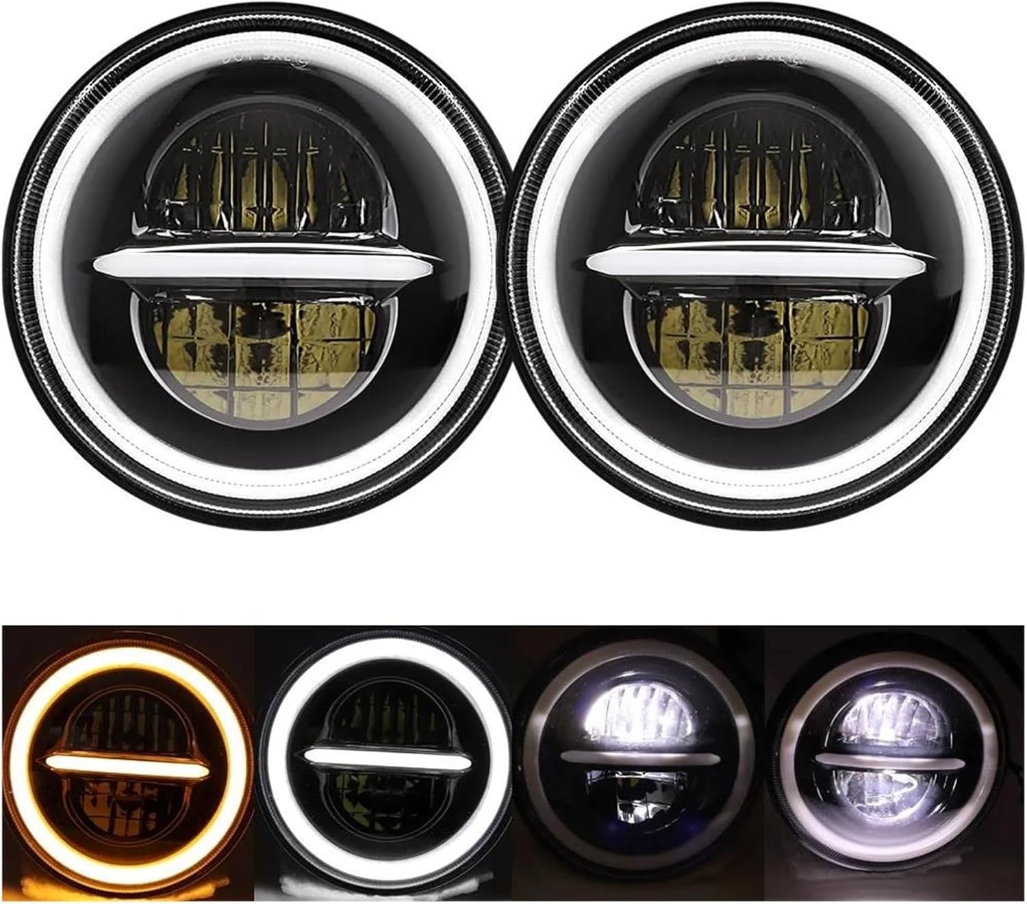 ヘッドライト 4X4 7インチ LED ヘッドライト DRL トヨタ FJ 用 クルーザー用 ランドクルーザー用 FJ40s FJ4
