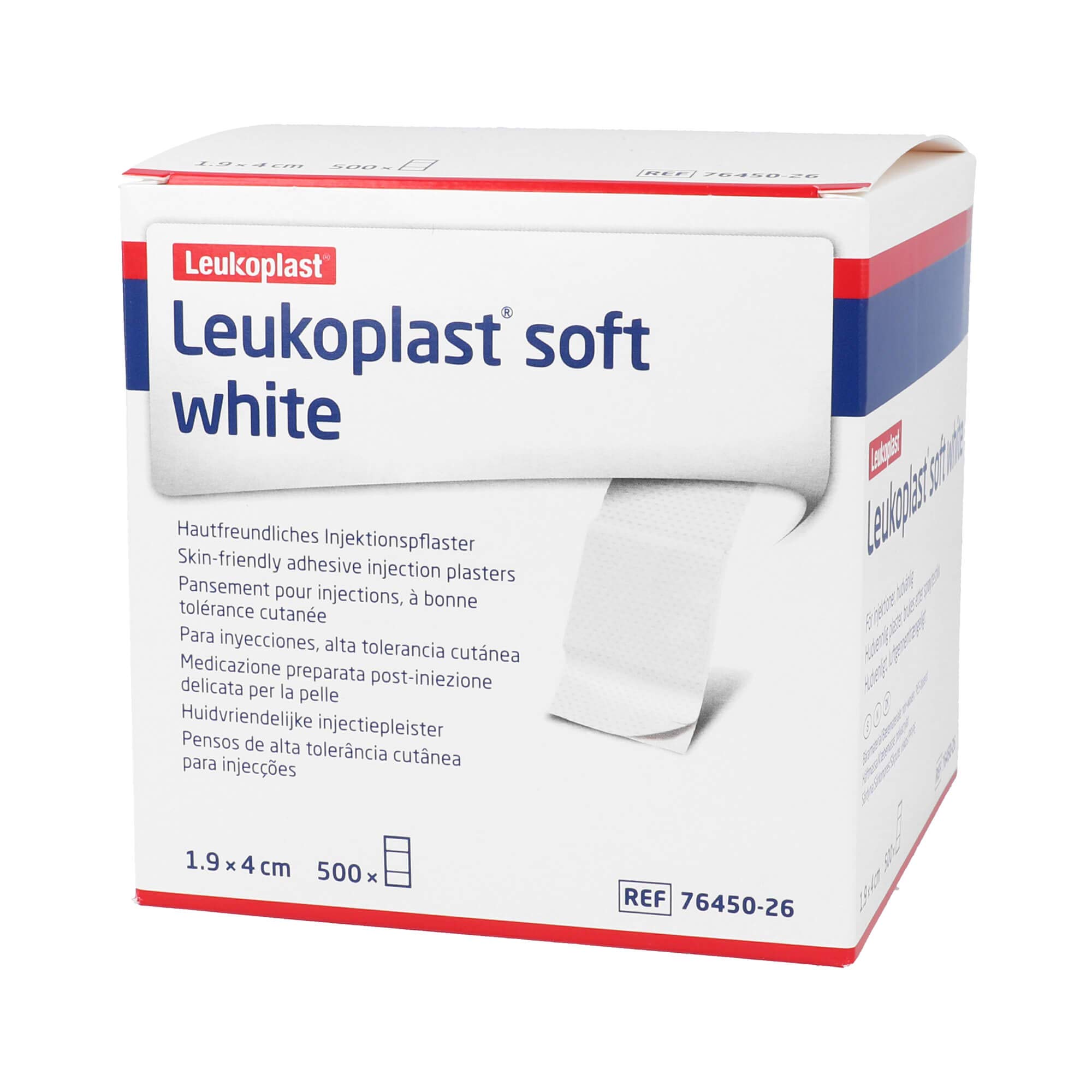19 x 40mm, 500 pezzi, Leukoplast Soft White